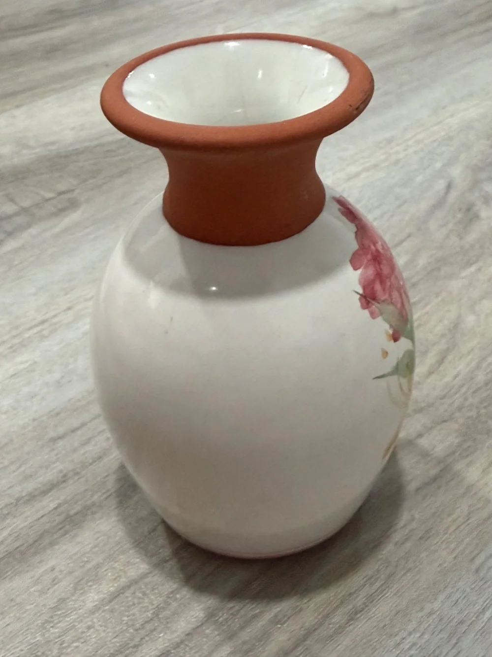 Vintage Emerson Creek Pottery Floral Bud Vase
